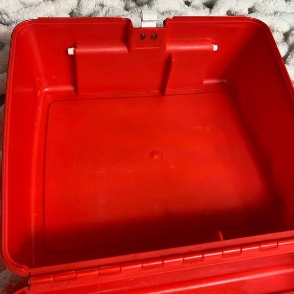 Peanuts by Schulz Red Thermos Plastic Lunch Box - Picture 11 of 16